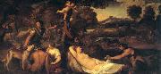 TIZIANO Vecellio Jupiter and Anthiope china oil painting reproduction